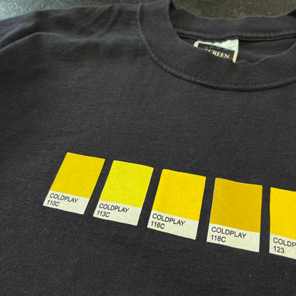 2000 COLDPLAY YELLOW T-SHIRT