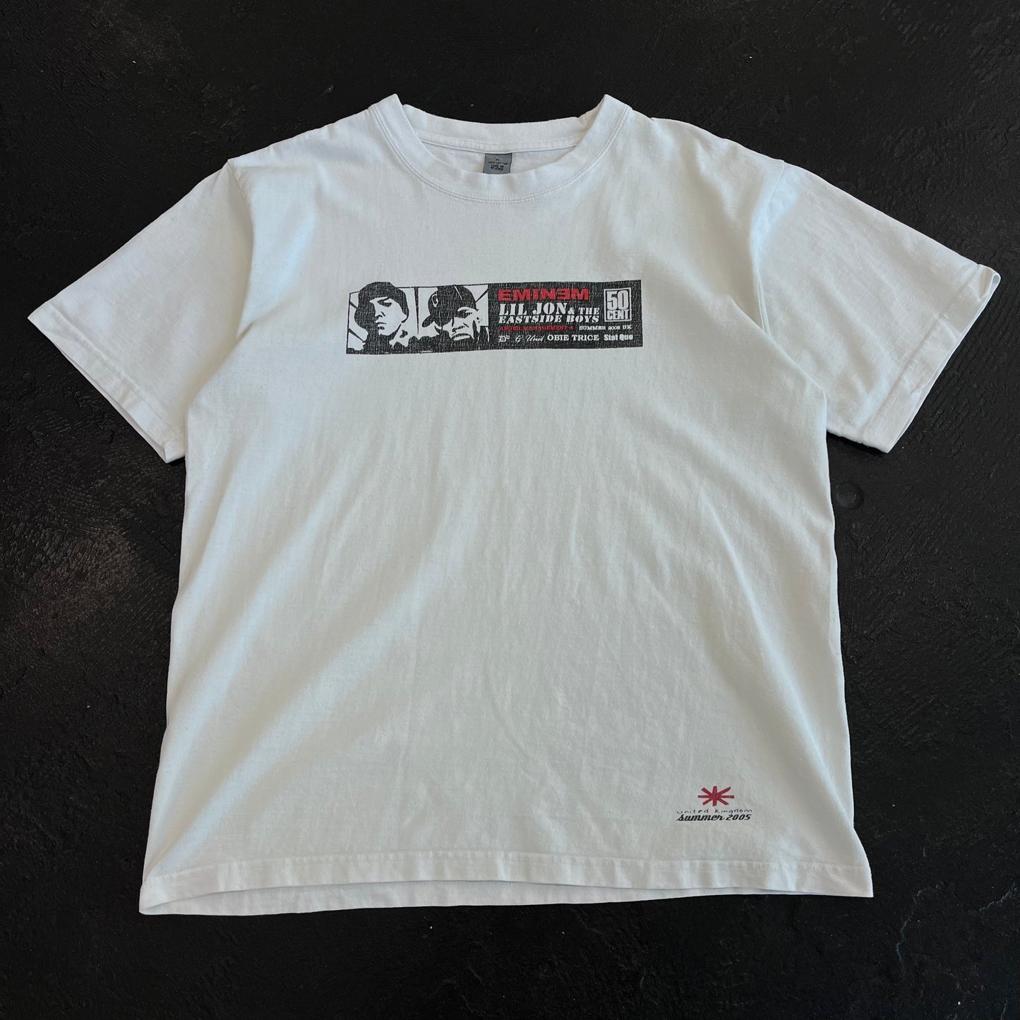 2005 EMINEM + 50 CENT UK TOUR T-SHIRT