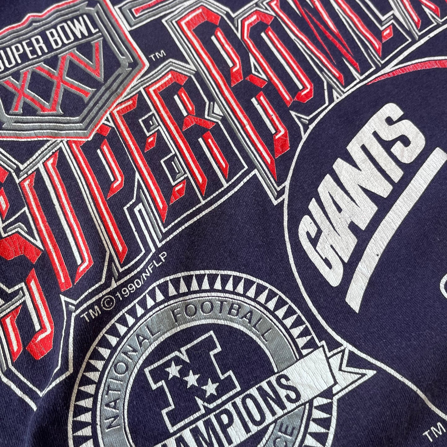 1990 GIANTS SUPERBOWL CHAMPS T-SHIRT