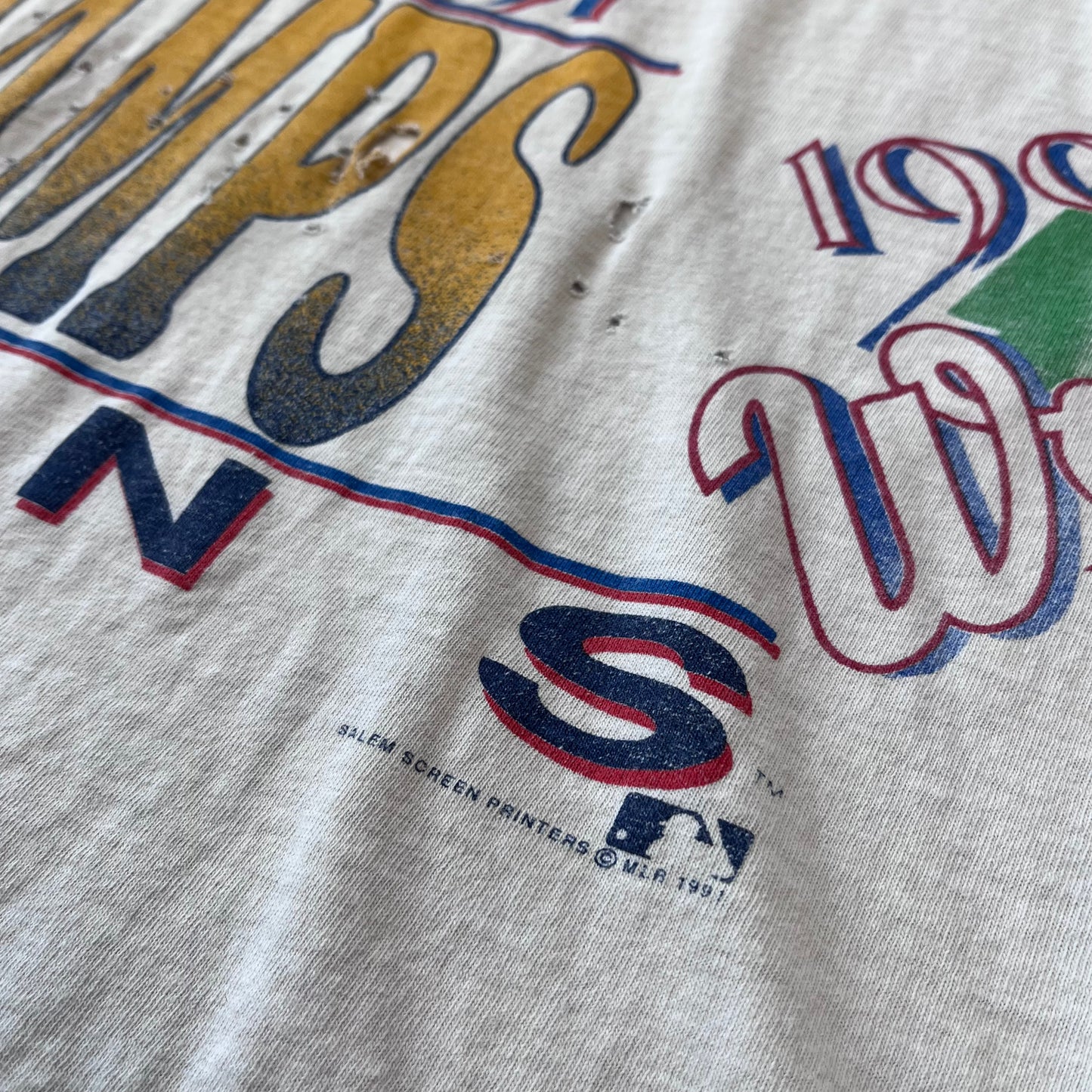 1991 MINNESOTA TWINS WORLD SERIES T-SHIRT