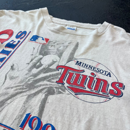 1991 MINNESOTA TWINS WORLD SERIES T-SHIRT