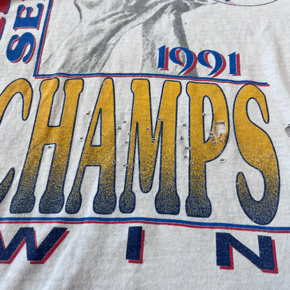 1991 MINNESOTA TWINS WORLD SERIES T-SHIRT
