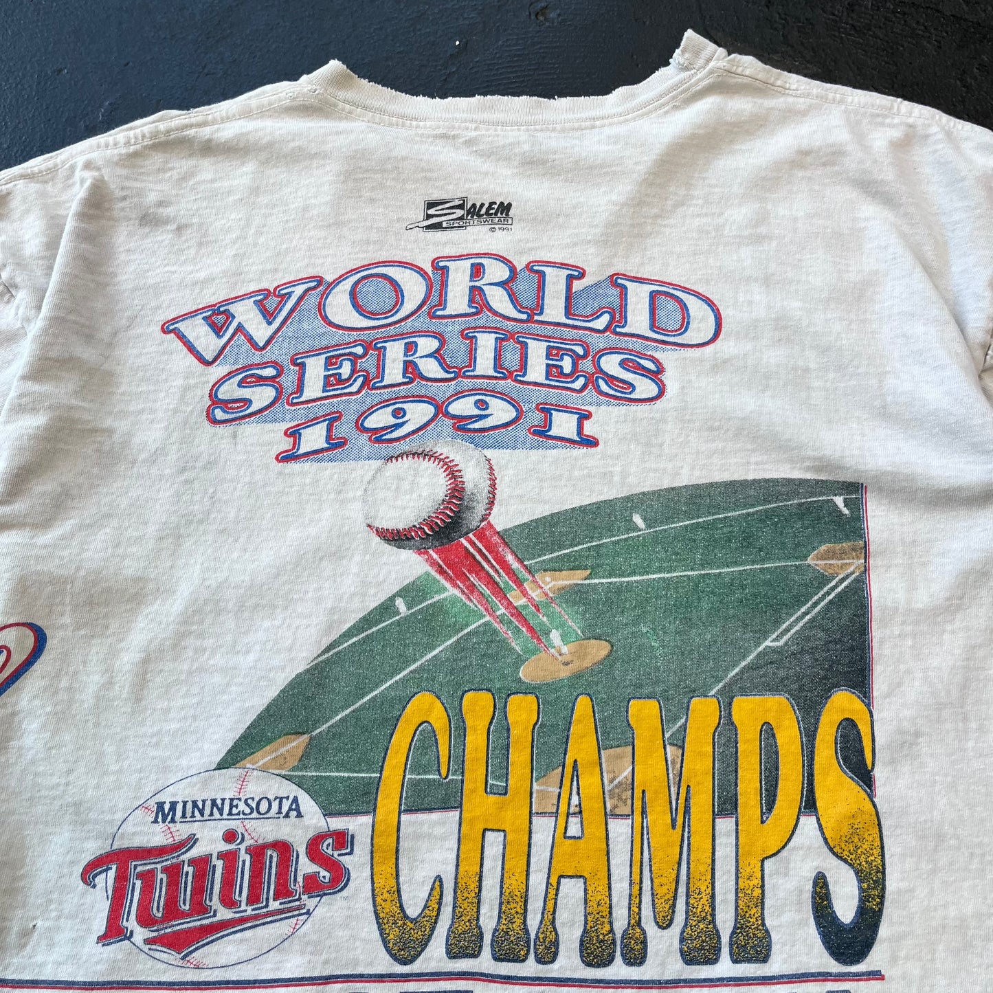 1991 MINNESOTA TWINS WORLD SERIES T-SHIRT