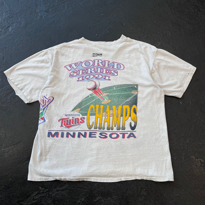 1991 MINNESOTA TWINS WORLD SERIES T-SHIRT