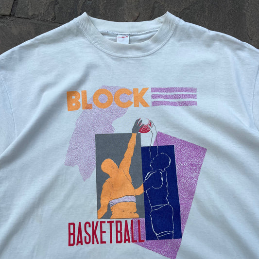 Block Basketball 90s tee