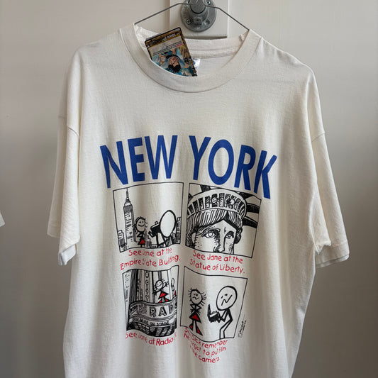 New York 90s vintage tourist tee