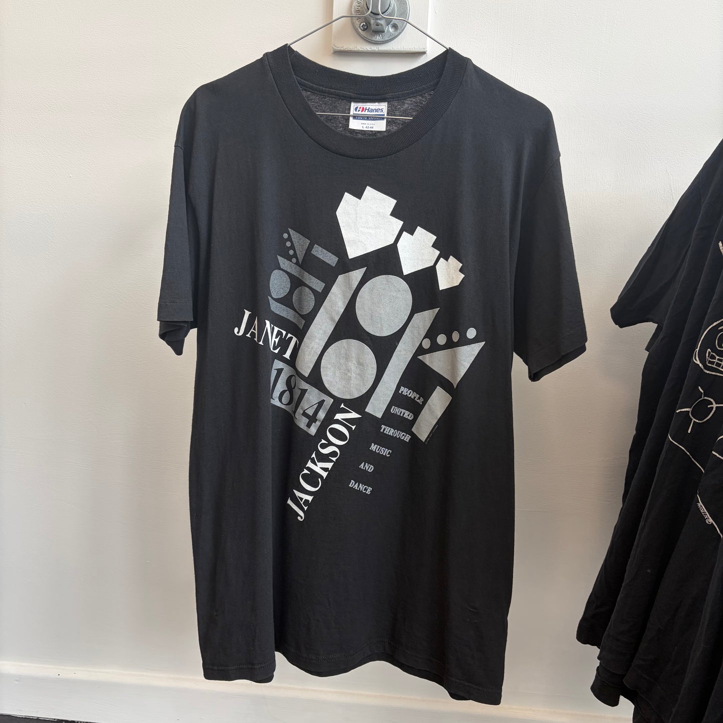 Janet Jackson 1990 world tour tee