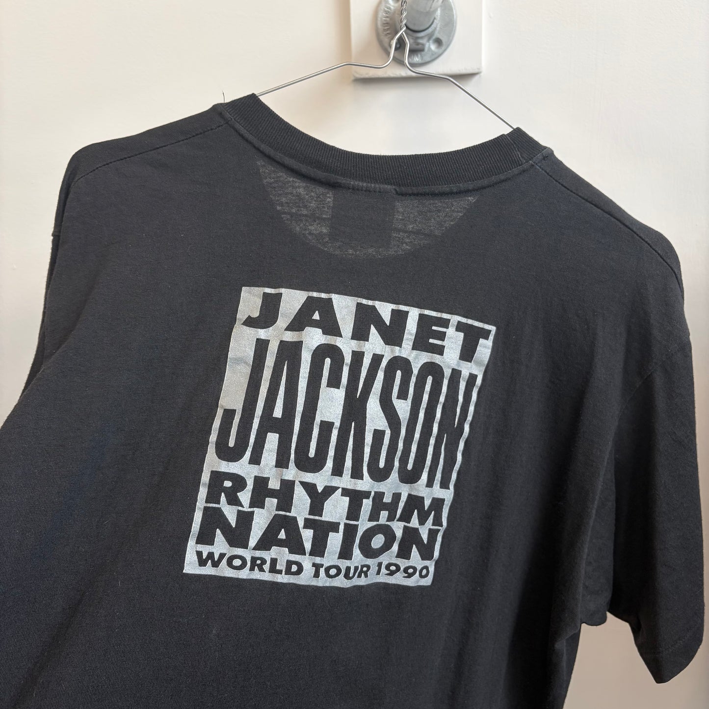 Janet Jackson 1990 world tour tee