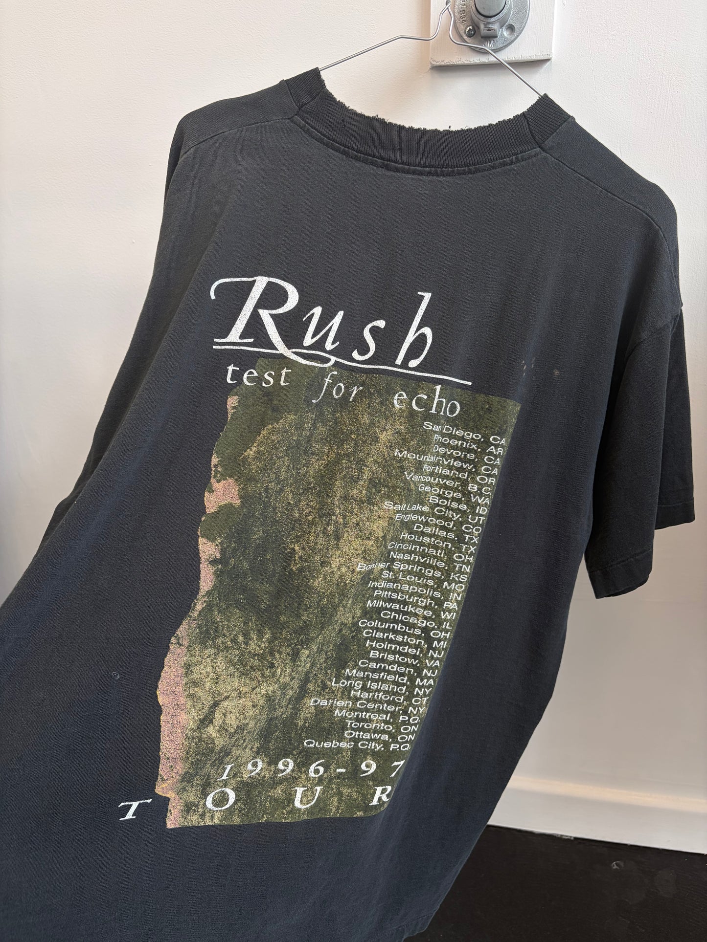 Rush ‘96/‘97 tour tee