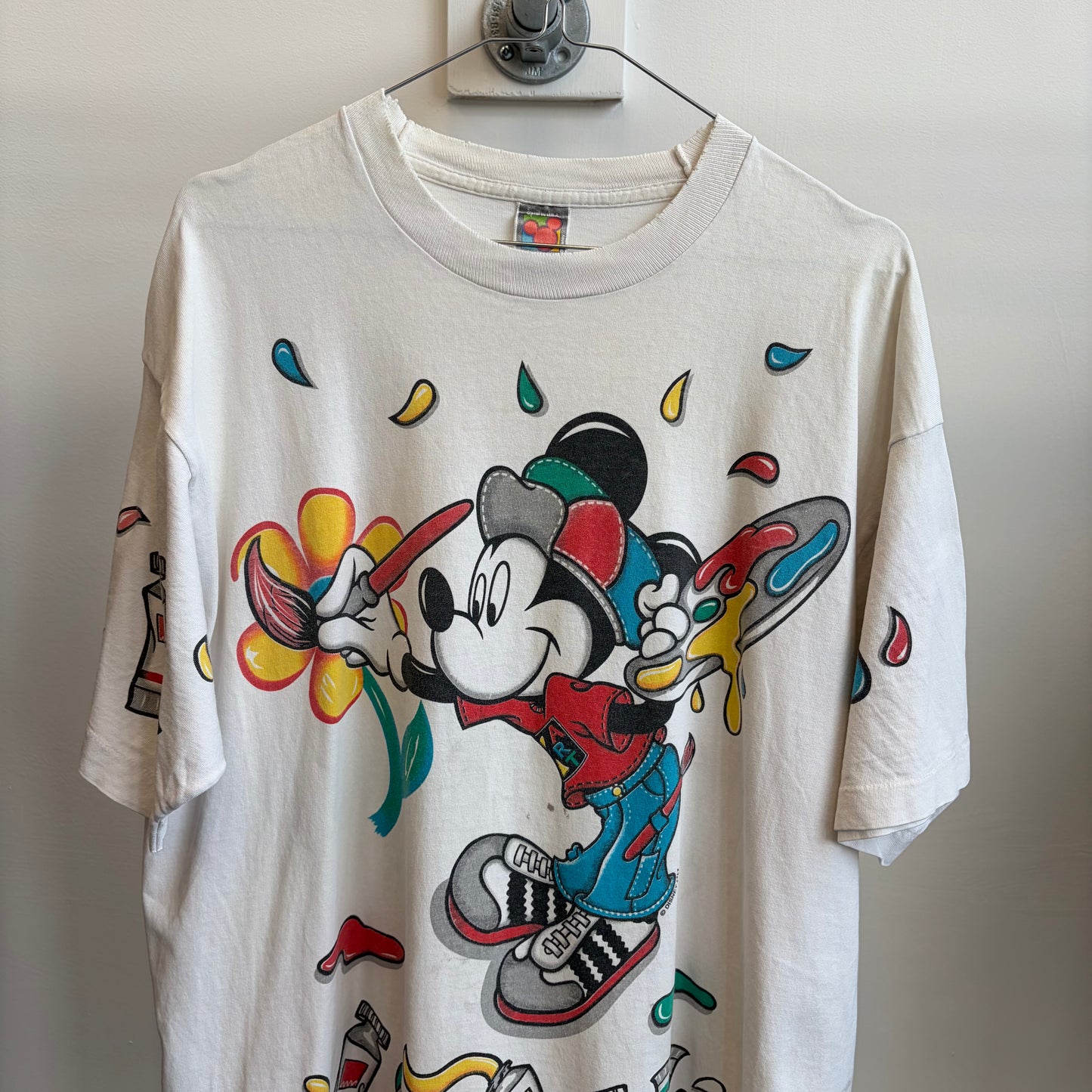 Mickey Mouse rare art vintage tee