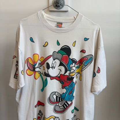 Mickey Mouse rare art vintage tee