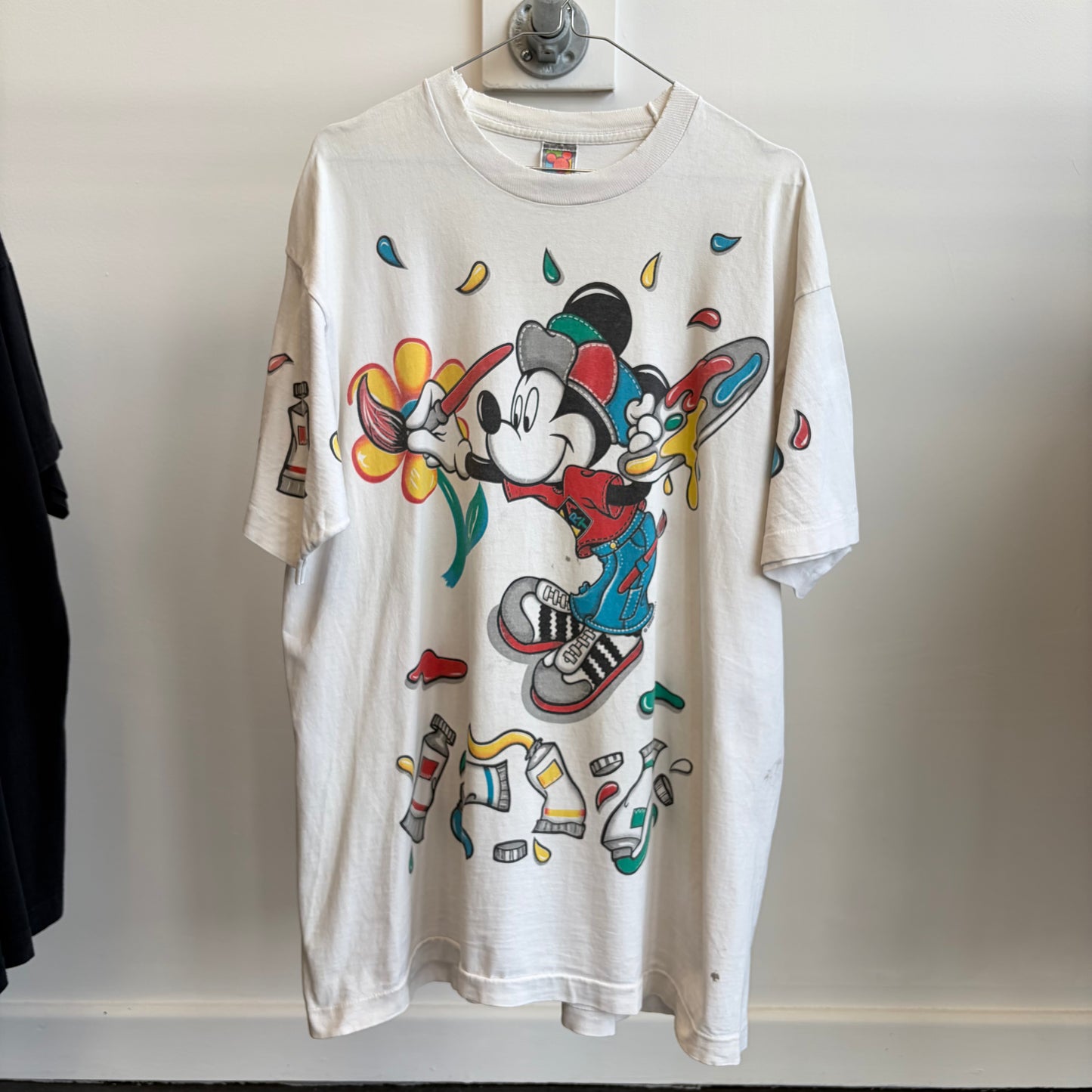 Mickey Mouse rare art vintage tee